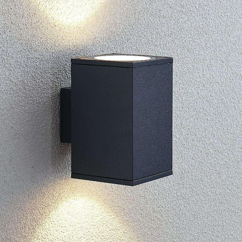 LINDBY APPLIQUE D\'EXTÉRIEUR LED MEKITA, 2 LAMPES
