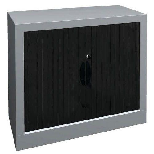 ARMOIRE À RIDEAUX 80 X 69 CM MOKA/ALU - MANUTAN COLLECTIVITÉS