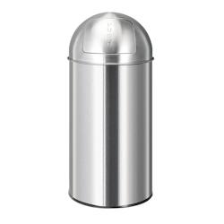 Aro Poubelle Push Bin, inox, Ø 35 cm, 40 L, brillant, rond, argent - argenté 319461_0