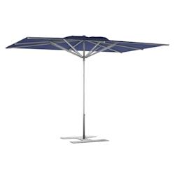 Assalit-Jean Parasol de terrasse Prémium Bleu foncé 300 x 300 Armature Gris - bleu PPS300300GBLEU_0