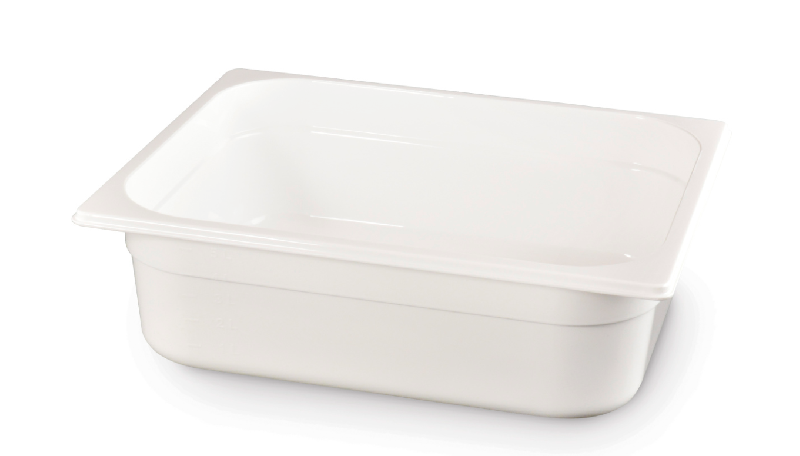 BAC GASTRONORM EN POLYCARBONATE BLANC - GN1/2-65