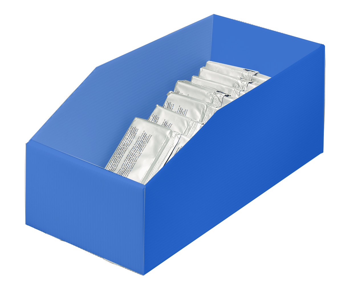 BAC PLASTIQUE 13 LITRES ISYBOX BLEU