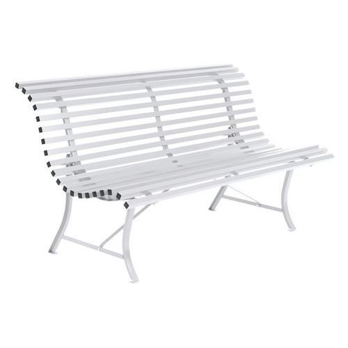 BANC LOUISIANE 150 CM BLANC COTON - FERMOB