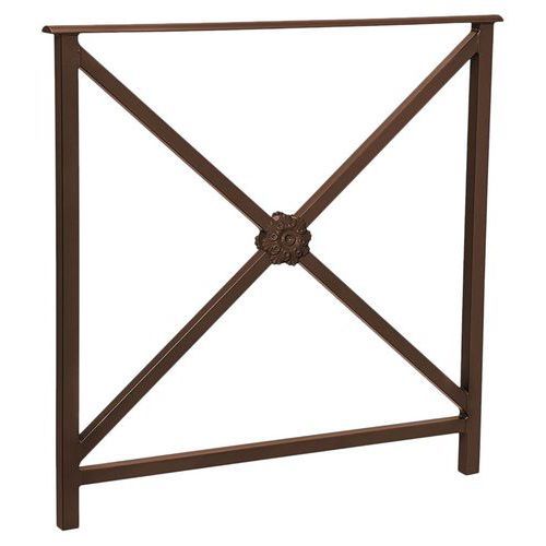 BARRIÈRE HÉRITAGE ROSACE 80 CM - MARRON 8017 - PROCITY
