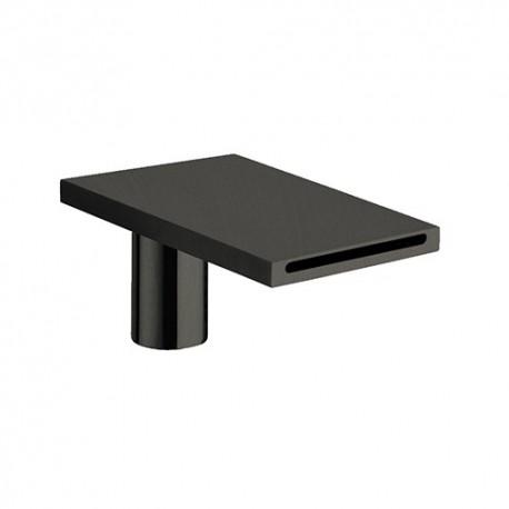 BEC CASCADE SUR GORGE QUADRI CHROME NOIR BROSSE ROBINETTERIE QUADRI - CRISTINA ONDYNA BD31475