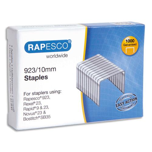 AGRAFES 923/10, 1.000 PIÈCES, GALVANISÉ - LOT DE 16