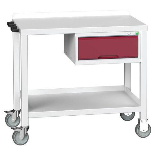 BOTT 1 ETABLI VERSO ROULANT 1000X600X910MM ACIER - BOTT