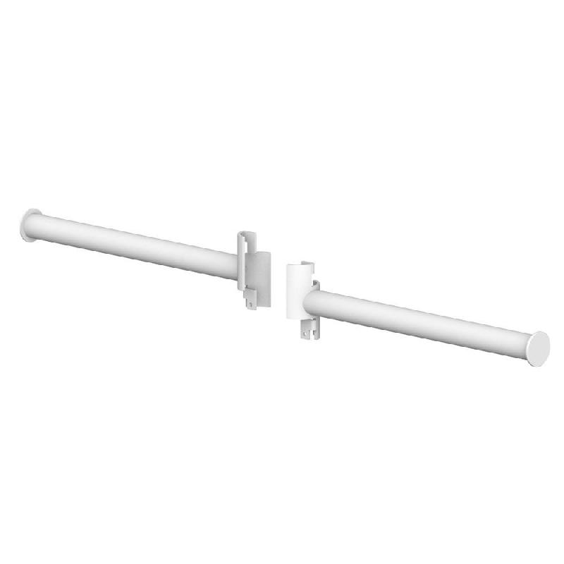 Bras droit Round  - tube Ø22mm - blanc mat par 2_0