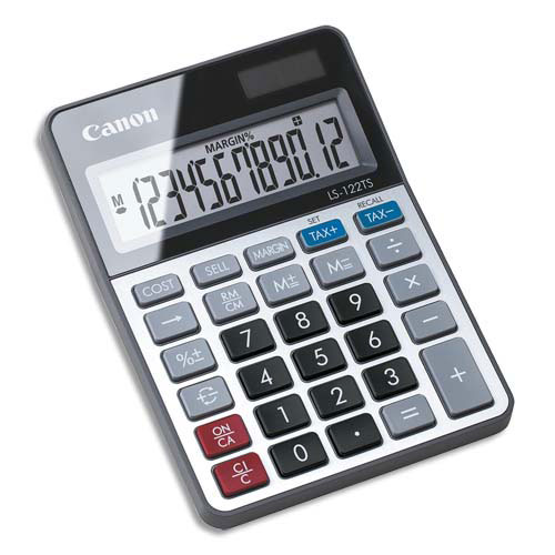 CALCULATRICE NOMADE CANON LS-122TS - 12 CHIFFRES