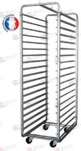 Chariot de service - cuisson rotatif - structure inox - AZ-CCR0_0