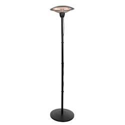 Chauffage de terrasse Sunred Barcelona Bright - Aluminium - Cuivre - Hauteur 200 cm - noir - 1500 Watts - noir acier BAR-1500S_0