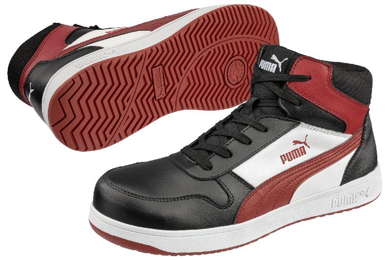 CHAUSSURE DE SÉCURITÉ FRONTCOURT NOIR/BLANC/ROUGE S3L P 40 - PUMA - 630050201000040