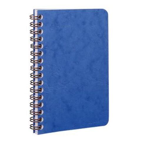 Clairefontaine Lot de 5 Carnet Age Bag 9,5x14, 100p./50 feuilles 90 g/m² reliure intégrale, couv. Coloris bleu, ligné - 3329687859648_0