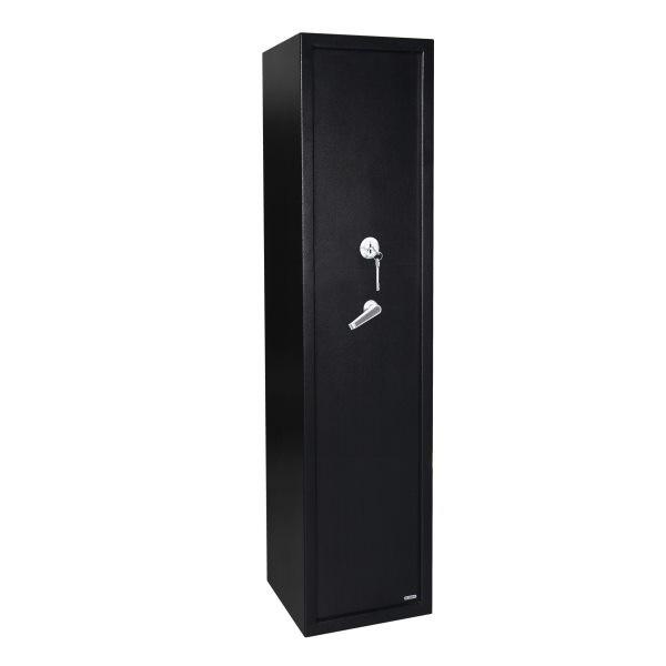 Coffre-fort à clef pour 5 fusils - Armoire de sécurité à fermeture à clef_0