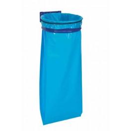 Collecteur de déchets ecollecto bleu - Acier poudré polyester - Fixation murale ou sur poteau - Réf. 8057075_0