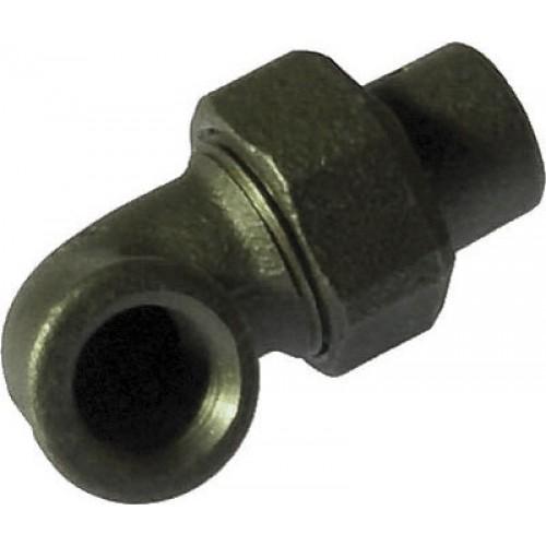 COUDE UNION FONTE FEMELLE / FEMELLE - FILETAGE 50/60 NOIR CODITAL