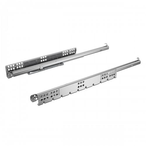 COULISSES À BILLES QUADRO 25 2D PUSH TO OPEN - CHARGE 25 KG - SORTIE PARTIELLE - 400 MM HETTICH