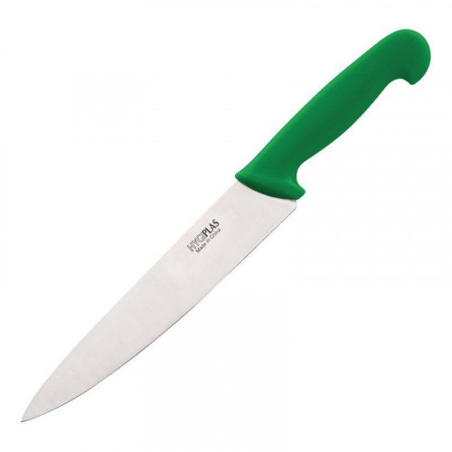 COUTEAU DE CUISINIER PROFESSIONNEL VERT HYGIPLAS - 22 CM