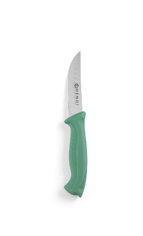 Couteau professionnel universel court 90 mm vert - référence 842218 - lame 90/190 mm, épaisseur 1,2 mm_0