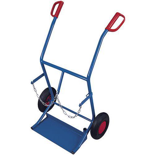 DIABLE PORTE-BOUTEILLES POUR 2 BOUTEILLES DE CAP. 20 LTR. - VARIOFIT