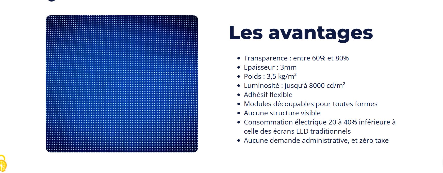Ecran Vitrine LED Adhesif sur mesure - Transformer votre vitrine en écran LED_1