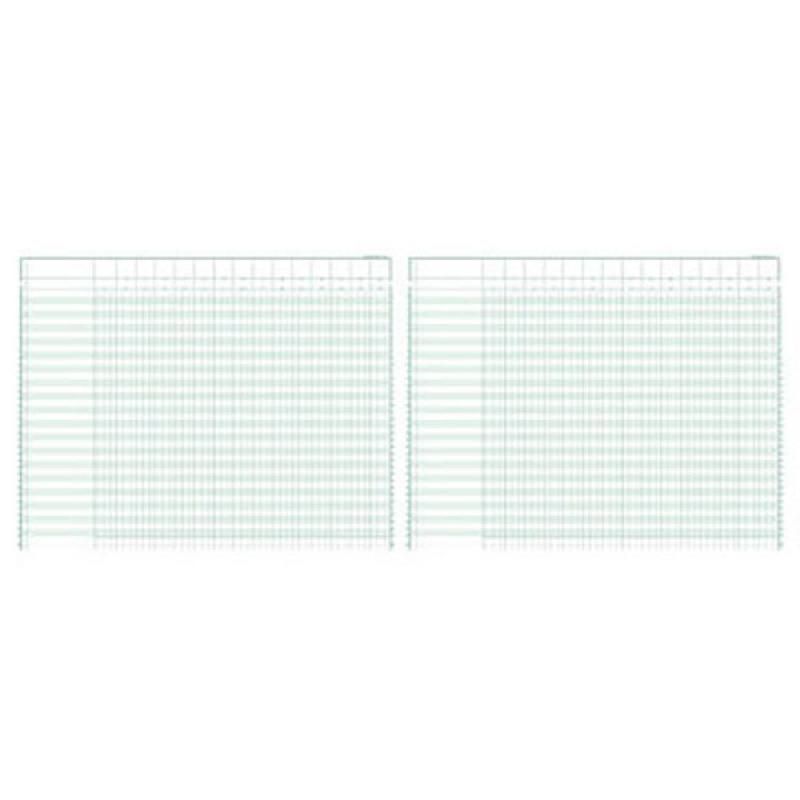 EXACOMPTA REGISTRE COMPTABLE EN COLONNES (18150)- FORMAT 29,7 X 38 CM 110 G/M²- COULEUR BLANC ET VERT