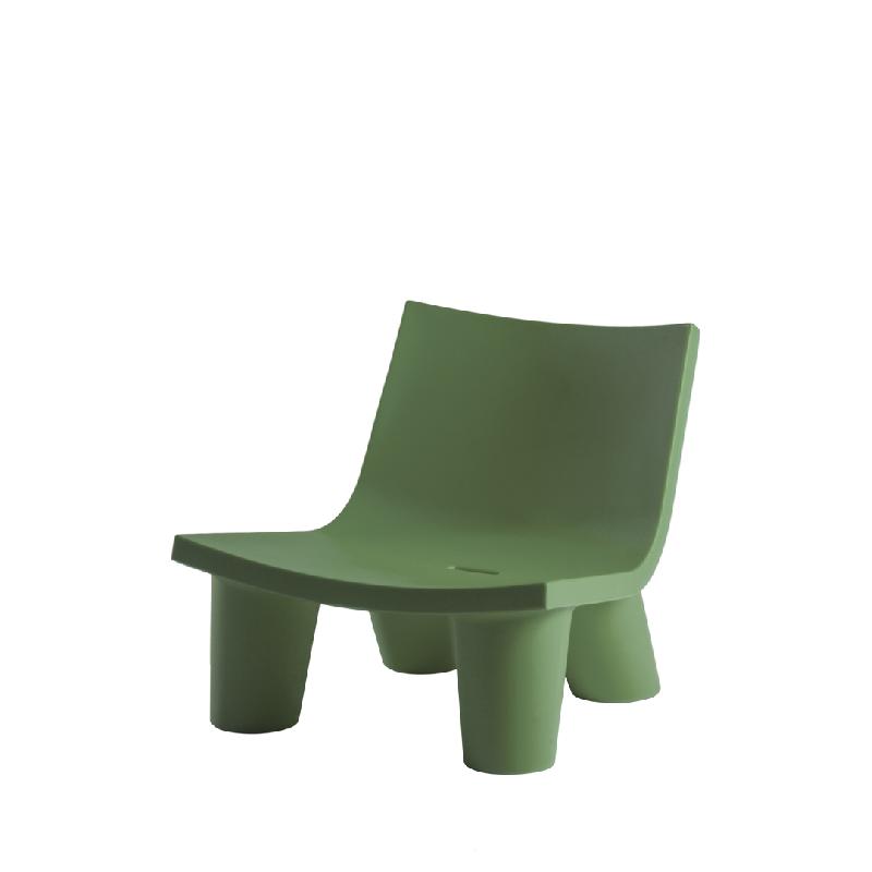 Fauteuil low lita de SLIDE - vert malva_0