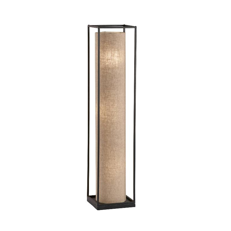 FISCHER & HONSEL LAMPE SUR PIED THOR, CADRE, 115 CM, SABLE/NOIRE