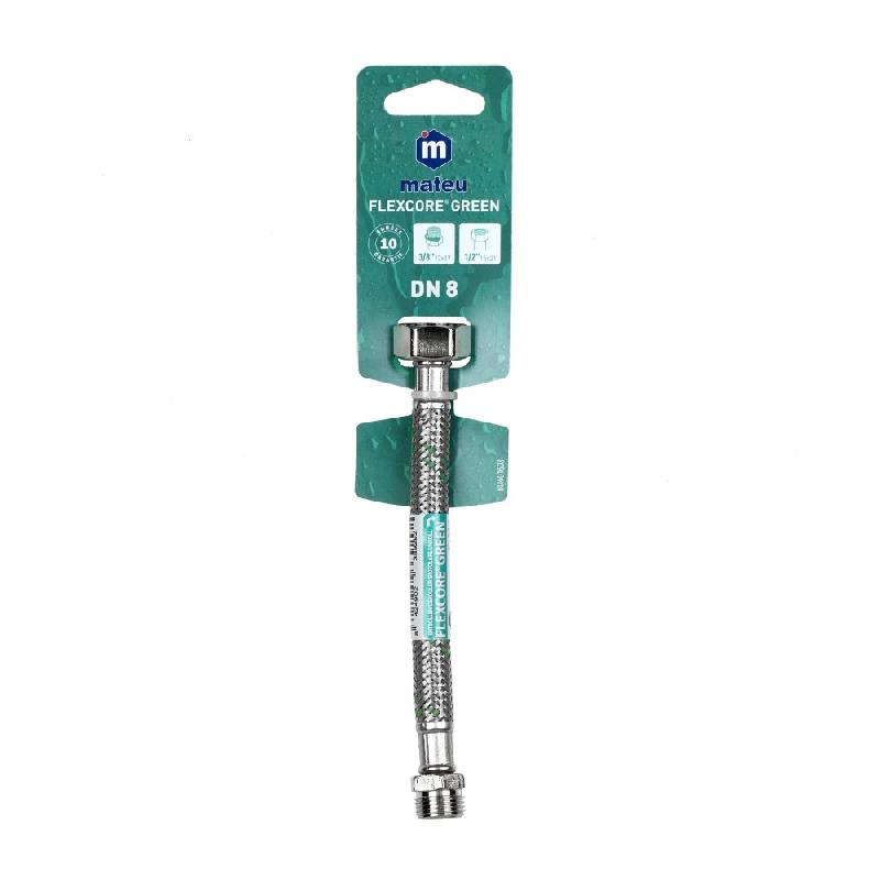 Flexible de raccordement 15 cm mâle/femelle 15 x 21 - polyéthylène - inox - DN8 - 10 ans_0