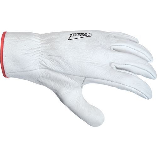 GANTS DE MANUTENTION CUIR TOUT FLEUR BOVIN AVEC SERRAGE ÉLASTIQUE TAILLE 14 - SINGER SAFETY