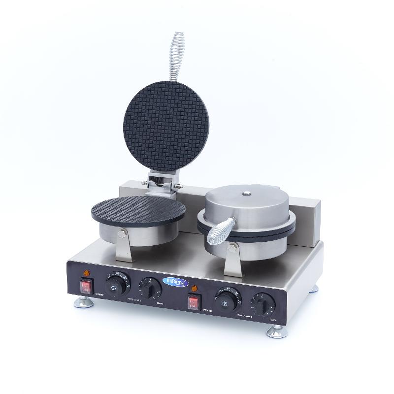 Gaufrier - 2 pièces - cône de glace | Maxima - 09374246_0