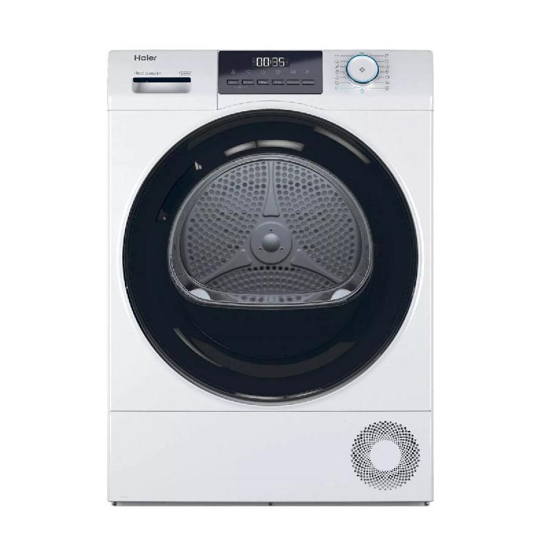 HAIER Sèche-linge Pompe à Chaleur 60cm 8kg HD80-E929E-S - blanc 8059019108575_0