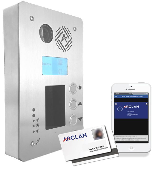 Interphone SIP inox PMR - RFID et Bluetooth - Vidéosurveillance et contrôle à distance_0