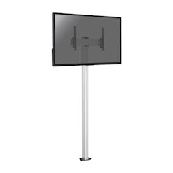 Support sur pied KIMEX 031-1103K3 pour écran TV 32'' - 75'' - Hauteur 240cm - À visser - Inclinable - Gris_0