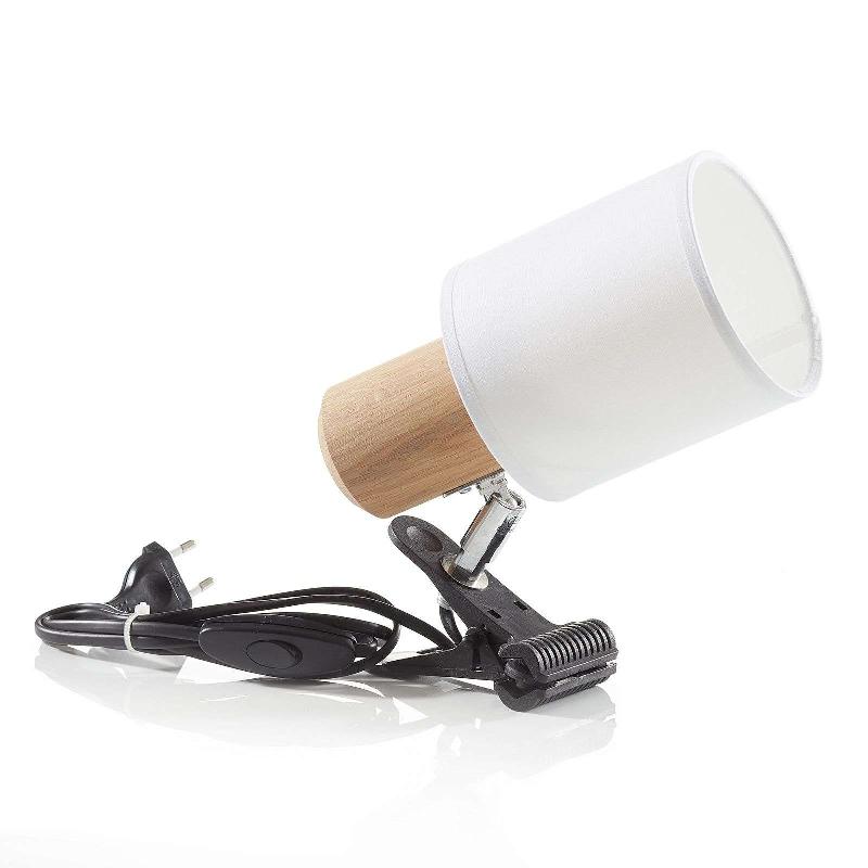SPOT-LIGHT LAMPE À PINCE CLAMPSPOTS MODERNE ABAT-JOUR BLANC