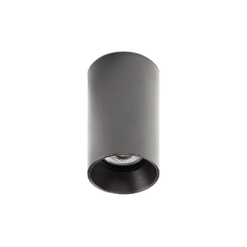 Lampe de plafond Faro Barcelona - Stan GU10 max 5W - Métal peint, fixation au plafond, ampoule non incluse - Noir - noir 8421776179677_0