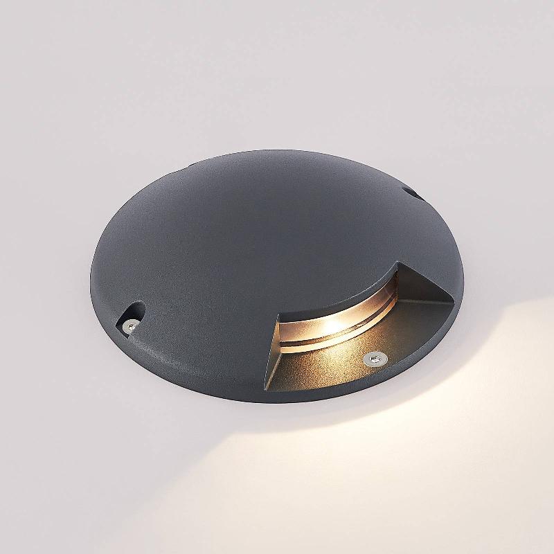 PROJECTEUR DE SOL LED LINDBY CORMAC, 1 LAMPE, Ø 21 CM, IP67