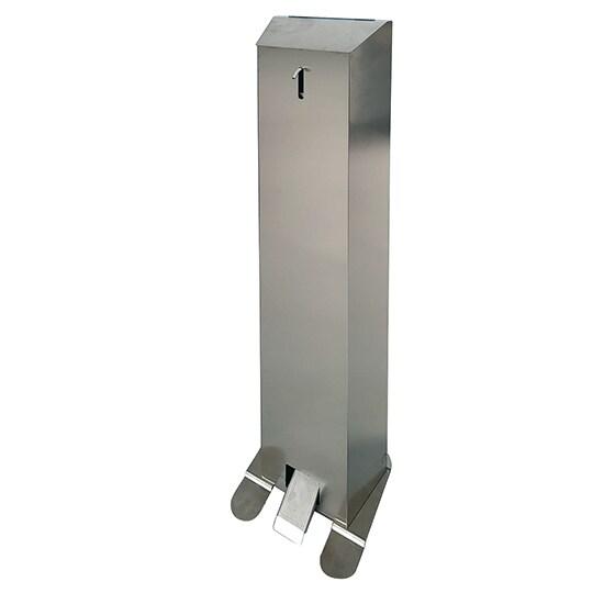 Mastro Station de désinfection avec commande à pédale pour bidon de 5 litres 180x140x1100 mm - VIRTUS - inox MASLIG2010_0