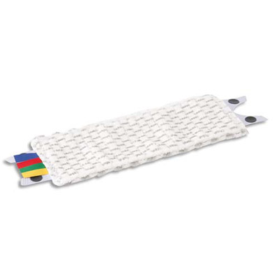 MINI FRANGE MICROMOP EN MICROFIBRE BLANCHE - 36 X 14 CM
