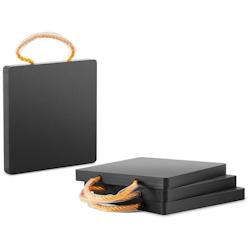 MSW - MSW MSW-CP-300-7H Plaques De Calage 30 x 30 x 3 cm Charge Maximale De 7 000 kg Lot De 4 Plaques De Calage Grue Plaques De Calage - 4062859069542_0