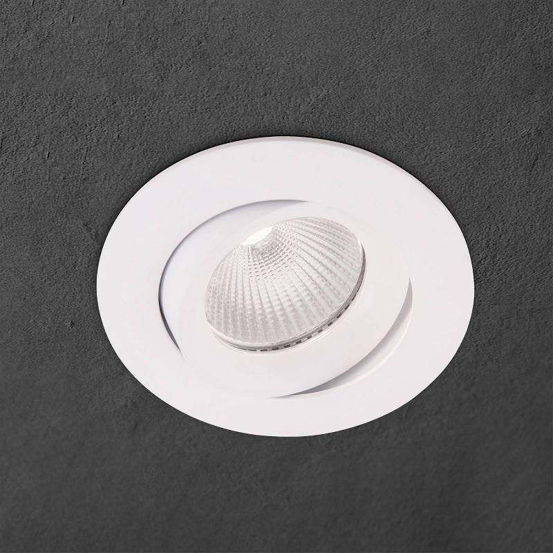 ORION SPOT ENCASTRÉ CHOICE ALUMINIUM, INCLINABLE, BLANC