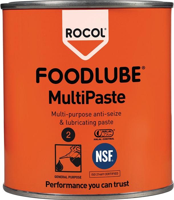 Pâte lubrifiante anti-grippage FOODLUBE® MultiPaste 500 g blanche - NSF H1, certifiée halal et casher - boîte ROCOL_0