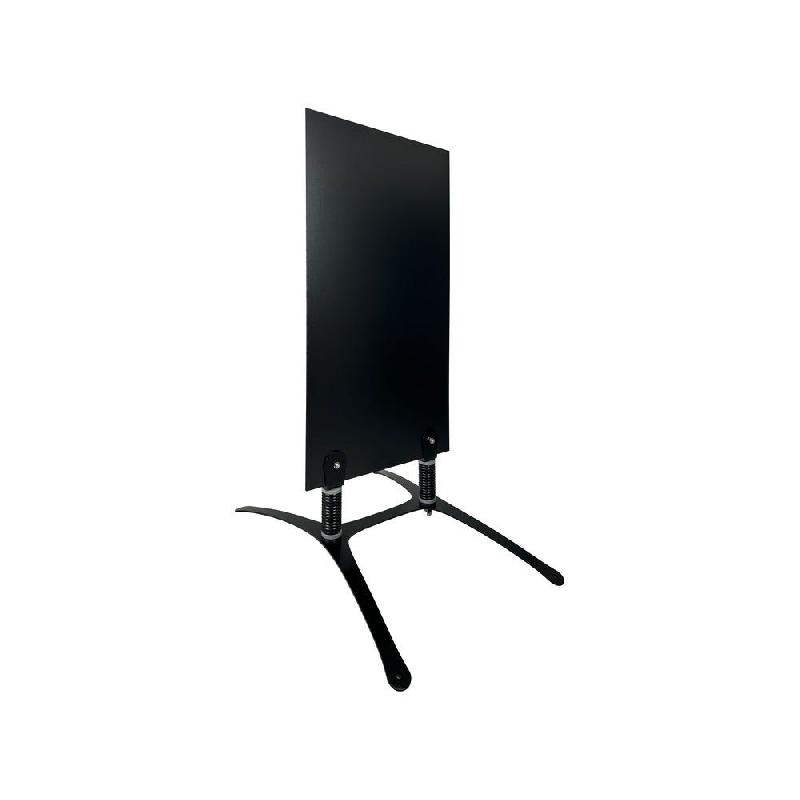 Panneau trottoir noir L.52xH.120cm sur ressort ardoise double face_0