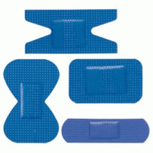 ASSORTIMENT DE PANSEMENTS BLEUS DÉTECTABLES