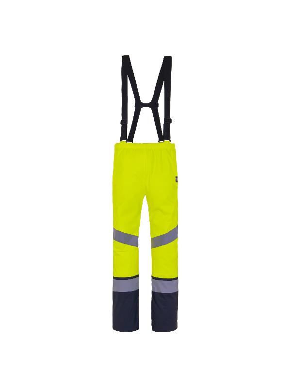 Pantalon Bermudes intempéries T2S - haute visibilité, bandes rétroréfléchissantes, protection pluie_0