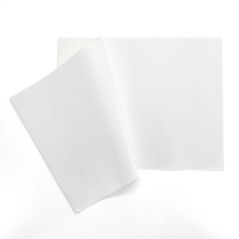 Papier ingraissable blanc 1 face 25x32cm - 10kg - pour métiers de bouche - fabrication française_0
