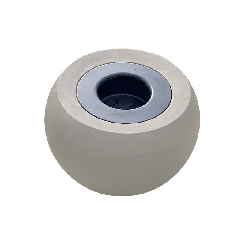 PLAST'UP ROTOMOULAGE Pot de fleurs sphérique xxl dolce vita 300l-lot de 2 - TAUPE - marron 0750122558773_0