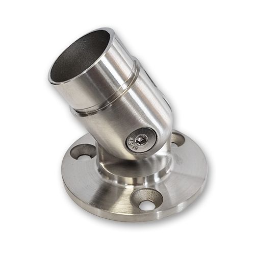 Platine murale orientable inox Ø42,4_0