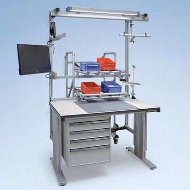 Poste de travail industriel ergonomique et modulable - mk technology group_0