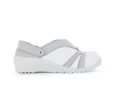 SABOT DE TRAVAIL BLANC/GRIS FLORA T.38 - NORD'WAYS - FLO000138000B/GR